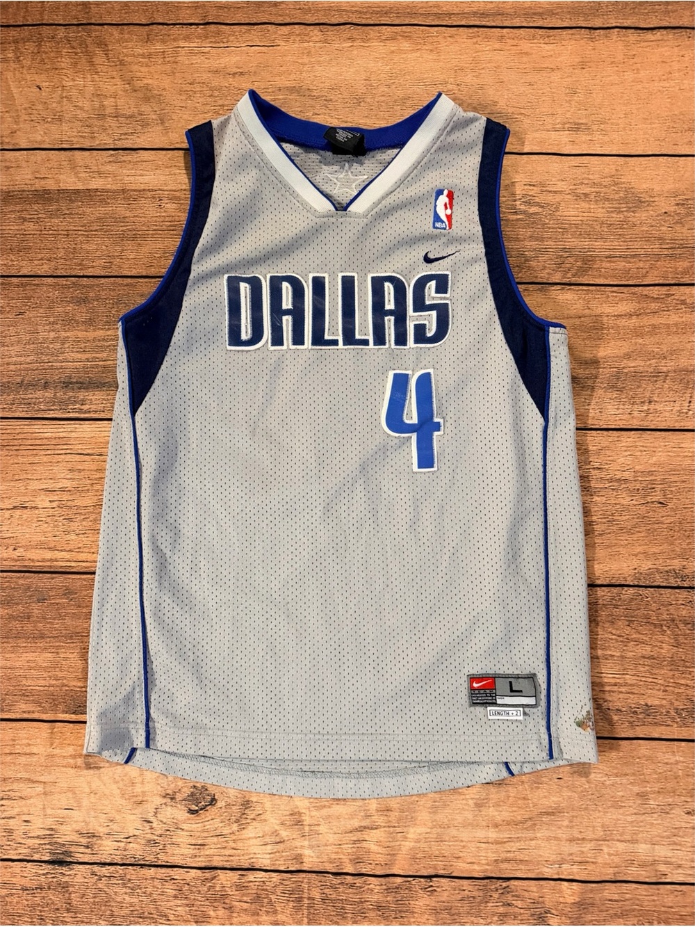 Size L Vintage Nike Dallas Mavericks Michael Finley Youth Jersey